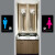 洗手间牌亚克力门牌男女洗手间标牌卫生间指示牌定制B 1男女共用洗手间 23.5*17cm