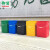 30l带盖把手提铁皮方桶40l户外垃圾圆形油漆桶收纳果皮箱铝塑内桶 带盖方桶30L(31x25x43cm)