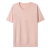 GUXISEN鄂尔多斯市产短袖t恤女2024夏季气质上衣桑蚕丝薄 米白色 M 建议98-108斤左右