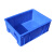 零件盒周转箱物料盒收纳盒螺丝配件箱塑料盒胶框五金工具盒长方形 5号箱加高480*355*200蓝色