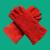 福安特劳（F） FL-35 红色长款电焊 二层绒里劳保防护加长牛皮焊工手套 10副/包