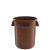 工业风人气THOR咖啡豆圆形储物桶大容量加厚高颜值垃圾桶可爱 蓝色23L 当天发货 1009BU不含盖