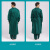 谋福（CNMF）手术服纯棉 男女同款长袖护理服 (半包墨绿色手术衣) L 