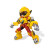 芮帕竞速小英雄磁吸爆甲车玩具五灵卫铁拳虎五合体变形机器人玩具男孩 五灵卫-神木猿