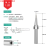 203h烙铁头90W高频焊台200烙铁头耐高温焊咀刀咀马蹄头扁平头 200-1.2D(扁头10支装)