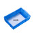 塑料盒子长方形塑料零件盒周转盒物料盒螺丝盒配件箱胶箱收纳盒B 5#高脚盒（蓝）245_190_115MM
