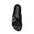 Manolo Blahnik 618女士10毫米CHILANGHI绸缎平底凉鞋 黑色 35.5 IT