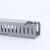 绝缘线槽PVC阻燃灰色走线槽 明装配电箱控制柜走齿形开口塑料线槽 灰色高30*宽50-100米