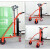 标沐手动桶圆桶铁桶塑料桶液压装卸车 铁塑两用聚氨酯轮