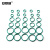 安赛瑞 氟胶o型圈密封圈 1235-76o型圈 FKM氟橡胶密封胶圈 绿色 内径82×3.5mm（50个装） 24323