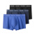 Calvin KleinCK 男士棉质平角内裤 3条装 U2664G 送男友礼物 4KU黑蓝蓝 S