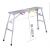 加厚可折叠马凳便携式脚手架装修升降移动平台伸缩平面凳工程梯子 加厚方管面200*40