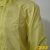 CESK夏季款短袖上衣立领拉链短款短袖夹克洁净无尘服防尘静电衣厂服 黄色 M