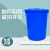 顶奈塑料水桶储水厨房发酵胶桶超大容量白桶蓄水大桶收纳桶酒店餐厅工业环卫物业垃圾桶加厚大号带盖60L白色