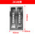 诺贝利奥 定制201不锈钢防暴器材柜安保八件套反恐器械装备玻璃防护防爆应急柜 1.8*0.9*0.4米不锈钢（201）