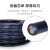 成天泰 电线电缆RVV-300/500V-3*6+1*4平方 国标铜电缆铜芯多股软电源线护套线 100米/卷 黑色