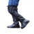 雨鞋男款防水雨鞋套防滑成人雨天骑手专用外穿高筒雨靴套防雨水鞋 黑色高筒 XXXL42/43码
