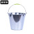 康丽雅  K-0238 镀锌铁皮桶 清洁提水桶金属圆形储水桶杂物桶 12L