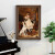 心泊（SIMPLE S）法式复古弹钢琴小女孩装饰画美式玄关客厅人物挂画背景墙壁画 G 80*110