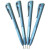 YT-WC金属可检测圆珠笔一体式无小零件可系绳可换芯 适用GBT27341 蓝壳蓝墨50支