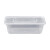一次性餐盒外卖盒长方形饭盒餐具透明快餐打包盒塑料盒750ML*300个 一箱 500ML*300个/箱