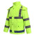 稳斯坦 分体式反光雨衣雨裤 3XL/185荧光绿300D套装 路政施工1102 WF001