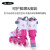 m-cro瑞士迈古溜冰鞋micro儿童轮滑鞋全套装男女可调码滑轮旱冰鞋 X3粉色单鞋 M（31-34码）