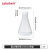 LABSHARK 塑料锥形瓶实验室三角烧瓶广口带刻度PP耐高温摇瓶 塑料锥形瓶 直口带盖 250ml