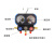 圣昂冷媒汽车空调加氟表 雪种压力表双表阀空调加氟工具套装 35-55ba'r仪表刻度  球阀 硅油表 赛衡新