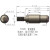 适用m3m4M8螺纹探针弹簧顶针大电流圆平头弹性触点连接器充电螺丝铜柱 PZ3986