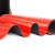 迪茵 防滑垫橡胶PVC脚垫地毯门厅厨房楼梯防水地垫门垫车间仓库地胶垫 红色铜钱形2.5mm厚0.9米宽1米长