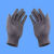 夏季薄款手套防晒男女骑行防滑耐磨户外运动劳保防护露手指头 5双装黑色-全指 均码