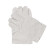 【工厂】帆布手套劳保手套电焊防护双层24线6线单层12线白甲 半衬6线白甲帆布手套
