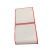 耀旺 YW222 热敏不干胶标签纸 无管芯 带红边框 100*100mm 120枚/卷 100卷/箱