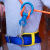 消防逃生腰带户外登山攀岩套装儿童安全带半身保险带高空作业绳带 后挂腰带+10毫米5米长保险绳