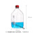 GL45丝口试剂瓶过滤装置 蓝盖瓶溶剂过滤器适配器微孔滤膜过滤器e GL45高硼硅试剂瓶5000ml