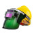 埠帝电焊脸部 面罩焊工脸部款变光电焊防护罩 安全帽电 PC大镜片变光款不含安全帽