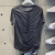阿迪达斯 （adidas） 运动服男装夏季针织透气跑步训练休闲上衣学生圆领短袖T恤 FM2100灰色 S