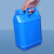 水杉2.5L蓝色小方桶塑料桶应急桶塑料水桶酒桶油壶油桶酒壶