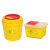 笙本HITURBO圆型利器盒1L黄色小型废物桶 卫生所锐器盒2L医院诊所科室3L 圆形利器盒7L（5个装）