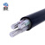 鼎献 电线电缆 YJLV 3*25平方 3芯国标铝芯阻燃电力电缆 1米
