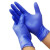 舜造 一次性丁腈手套 加厚防护 实验室清洁检查防水工作厨房劳保 100只/盒 蓝紫色 L码