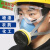 防毒面具全面罩打农药呼吸防护防烟防尘面罩化工工业气体喷漆专用 防尘款5个（不含眼镜）