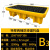 危废防渗漏塑料托盘四桶防泄漏平台化学品二次容器机油桶盛漏卡板 特厚款两桶300高 1300×690×300