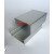 定制适用铝壳铝型材壳体铝外壳铝盒铝合金外壳DIY开孔壳体加工90*74 长度100mm银白/配面板