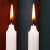 德岐 蜡烛 加粗加长停电应急照明蜡烛1.7*18cm白色(10根)