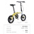 菲利普（PHILLIPS）Benjamin系列折叠自行车轻便超轻成人便携男女小型变速单车 单速 「Prism 」 如苇 14英寸
