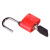 科力维因 XWJ-0020 电力表箱锁通开挂锁 通用锁物业挂锁红色锁头 35mm普通锁芯  
