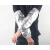 铝箔隔热套袖耐热耐高温护袖护臂防火星防热辐射阻燃防烫袖套 铝箔围裙（95厘米长度）