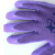 红宇劳保手套L309紫色乳胶发泡手套防滑耐磨工作干活透气防护 红宇L309紫纱紫12双 M